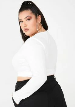 Poster Grl Tops Icy Mz Say Wut Crop Top