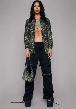 Poster Grl Sage No Regulations Crop Tank Tops