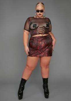 Poster Grl Infinite Clout Games Underbust Corset Tops