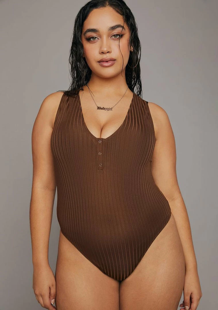 Poster Grl Knit Bodysuit Plus She Caught Me Ribbed Bodysuit 1 Poster Grl Knit Bodysuit Plus She Caught Me Ribbed Bodysuit