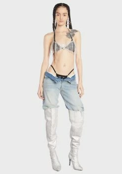 Poster Grl Rhinestone Earrings Deja Vu Rhinestone Heart Earrings