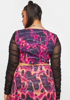 Poster Grl Plus High Risk Hottie Corset Top