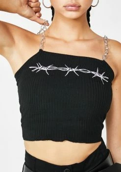 Poster Grl Danger Zone Chain Cami Tops