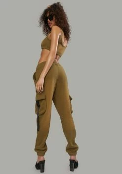 Poster Grl Category Is Fierce Cargo Joggers Set Jumpsuits & Rompers