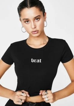 Poster Grl Blunt Brat Graphic Tee Tops