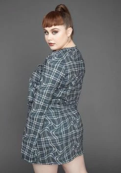 Poster Grl Luxe Never The Same Plaid Skirt Set