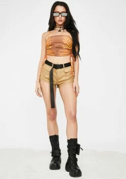 Poster Grl Glow New Money Mesh Tank Tops