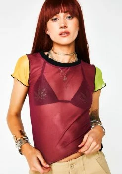 Poster Grl Strong Heart Colorblock Tee