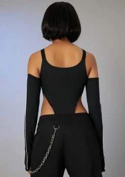 Poster Grl Tops Jetsetter Diva Cut-Out Bodysuit