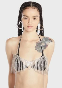 Poster Grl Rhinestone Earrings Deja Vu Rhinestone Heart Earrings