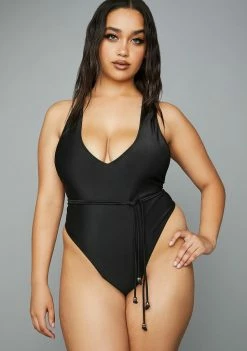 Poster Grl Plus Welcome To Paradise One-Piece Swimsuit