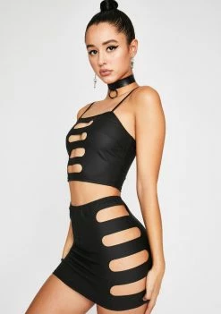 Poster Grl Run Me My Check Skirt Set