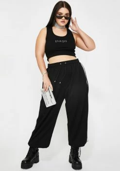 Poster Grl Always Call Me Papi Rhinestone Tank