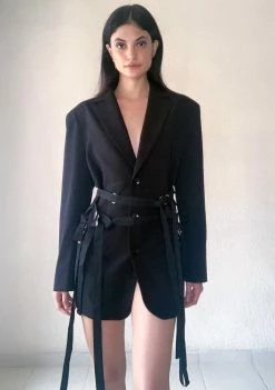 Poster Grl Down To Bizness Utility Blazer Outerwear