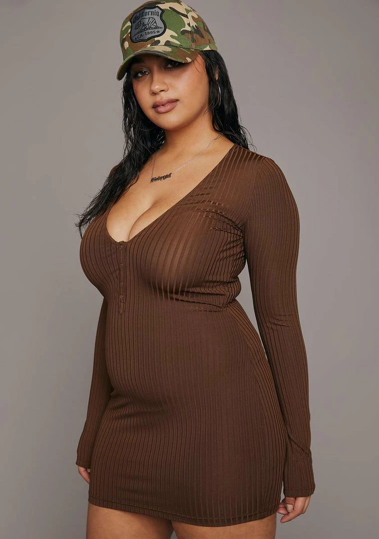 Poster Grl Plus She Caught Me Ribbed Dress 2 Poster Grl Plus She Caught Me Ribbed Dress