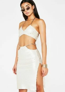 Poster Grl Bottoms Gold Standard Sequin Skirt