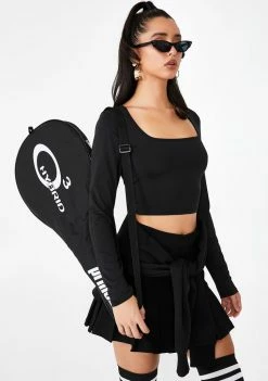 Poster Grl Say Wut Crop Top Tops