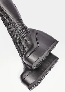 Poster Grl Serving Looks Thigh High Boots Boots & Booties