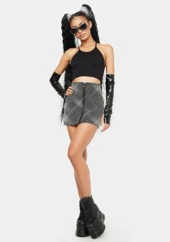 Poster Grl Bottoms Give The Cold Shoulder Mini Skirt