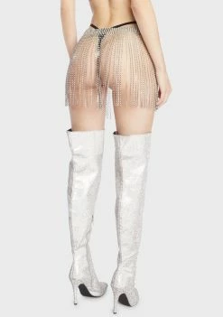 Poster Grl Fringe Belt Deja Vu Rhinestone Belt