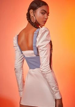 Poster Grl Not Your Damsel Corset Mini Dress Dresses