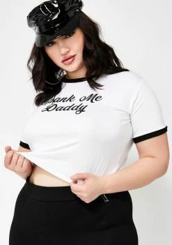 Poster Grl Please Spank Me Baby Tee