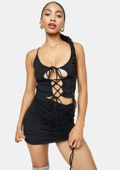 Poster Grl Keep It Cherried Tank & Skirt Set Jumpsuits & Rompers