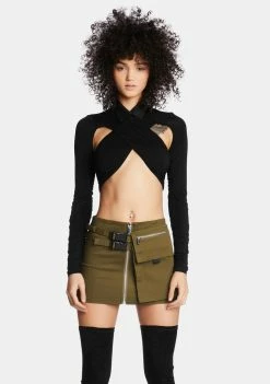 Poster Grl Close Encounter Cargo Skirt Mini Skirt