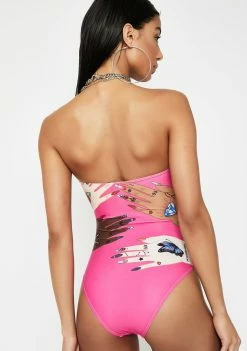 Poster Grl Can't Touch This One-Piece Swimsuit