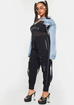 Poster Grl Plus Strapped In Tactical Joggers