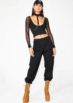Poster Grl Tops Midnight Body Party Harness Top