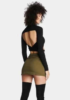 Poster Grl Close Encounter Cargo Skirt Mini Skirt