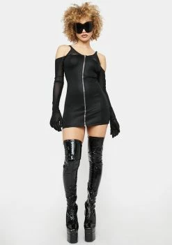 Poster Grl Dresses Face The Flurry Mini Dress