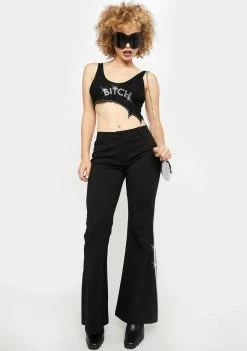 Poster Grl Flares Icicle Gaze Flare Pants