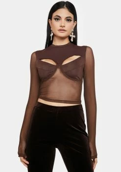 Poster Grl Cut Above The Rest Mesh Top