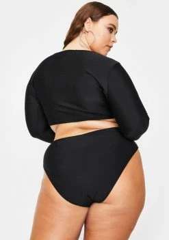 Poster Grl Total Undercover Hustler Lace Up Bikini Set