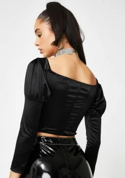 Poster Grl Texts On Read Corset Top