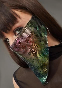 Poster Grl Face Masks Keeping Secrets Chainmail Face Mask