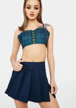 Poster Grl Playing The Field Pleated Skirt