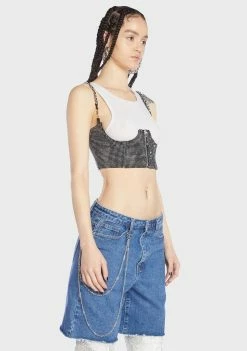 Poster Grl Bling My Type Underbust Corset Corset Top