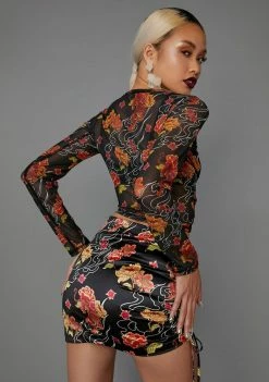 Poster Grl Honest Confessions Ruched Mini Skirt