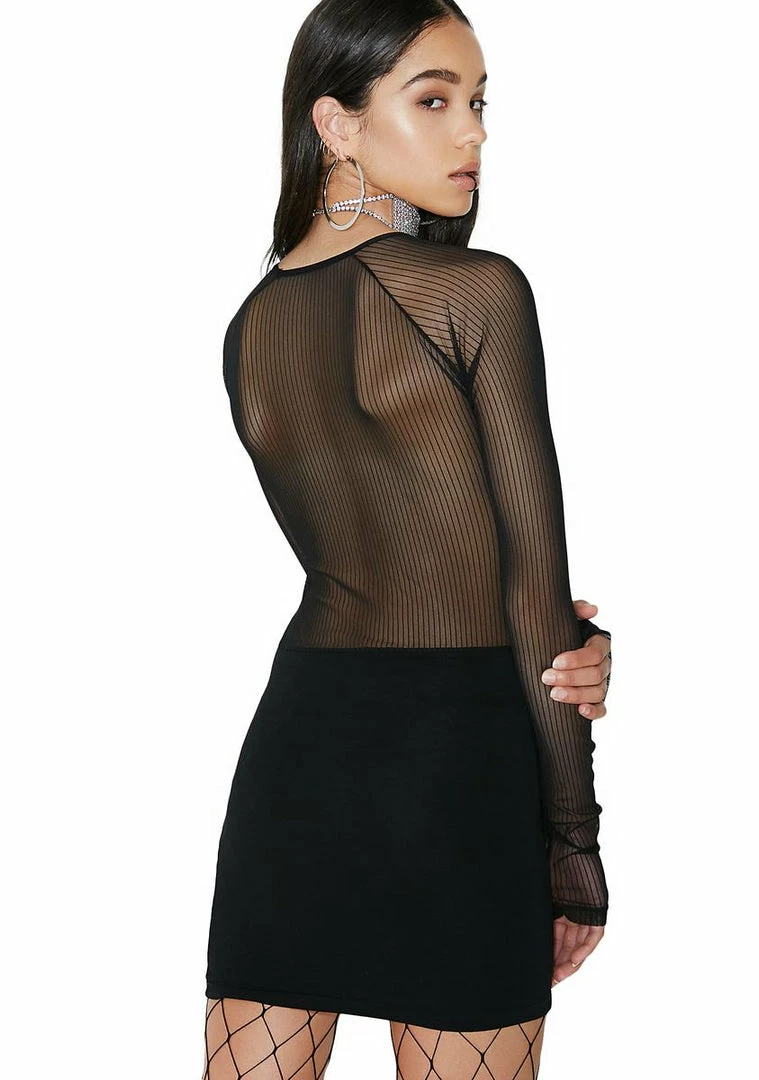 Poster Grl Censored Mesh Mini Dress 4 Poster Grl Censored Mesh Mini Dress