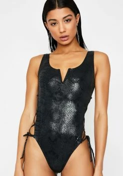 Poster Grl Drip Too Hard One-Piece Swimsuit