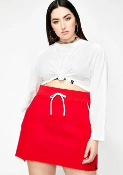 Poster Grl Bottoms Baesic Squad Goals Sweatshirt Skirt