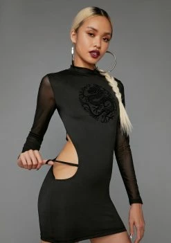 Poster Grl Bad Gal Revolution Cutout Dress Dresses