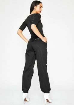 Poster Grl Hashtag Assassin Zip Joggers Bottoms