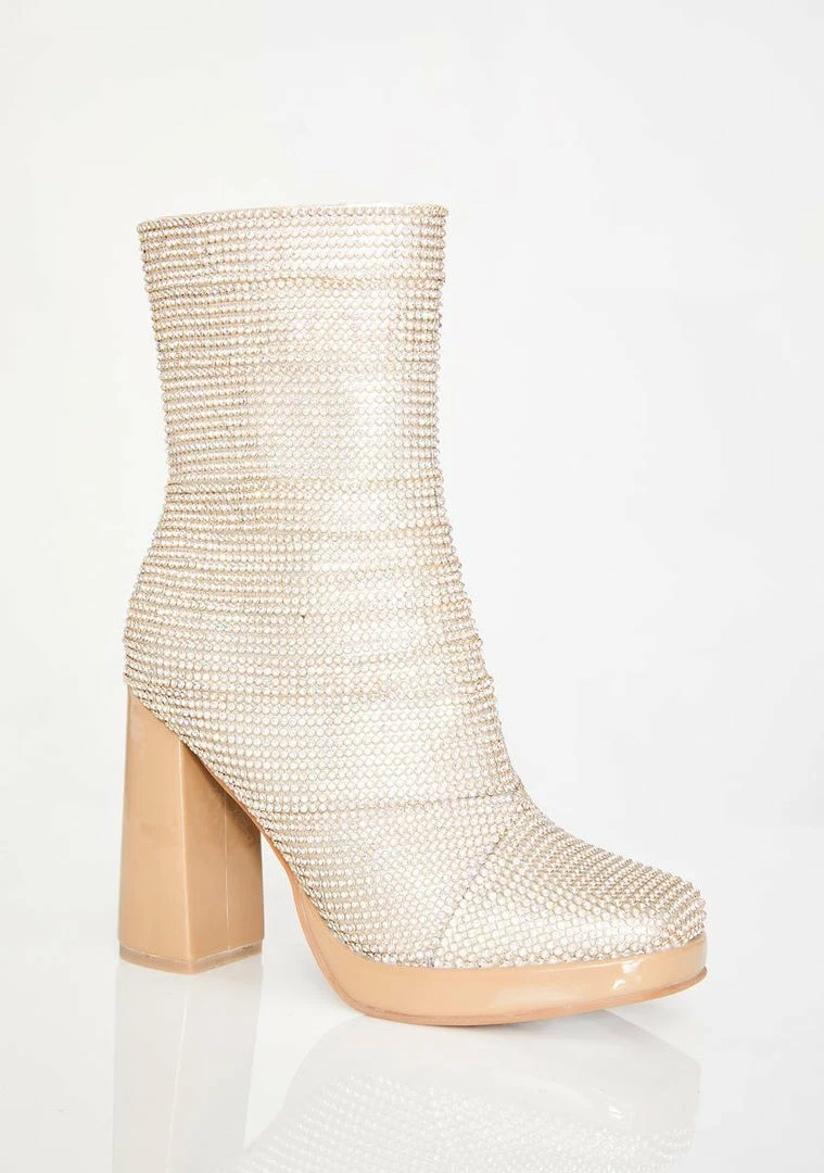 Poster Grl Park Ave Princess Crystal Booties 3 Poster Grl Park Ave Princess Crystal Booties