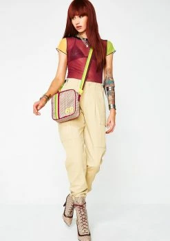 Poster Grl Strong Heart Colorblock Tee