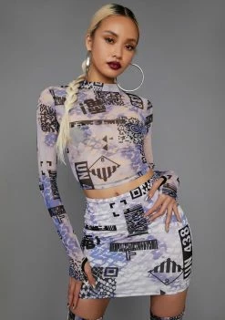 Poster Grl Bottoms QR Cutie Mini Skirt