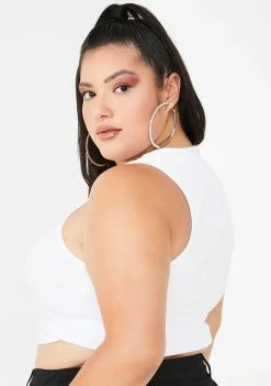 Poster Grl Boujie Babelicious Rhinestone Tank Tops